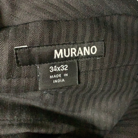 MURANO Black Striped Men’s Dresspants 34” Waist x 32” Inseam - Picture 11 of 11